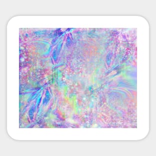 Holographic Pattern Texture Sticker